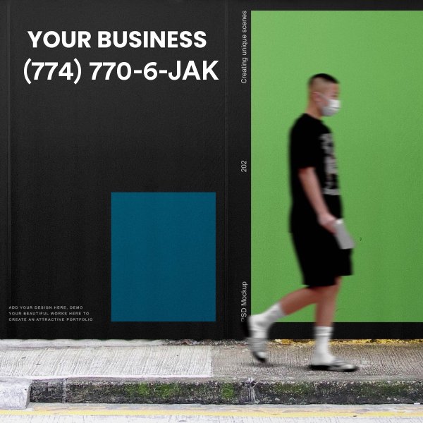 (774) 770-6-JAK for sale - Wall