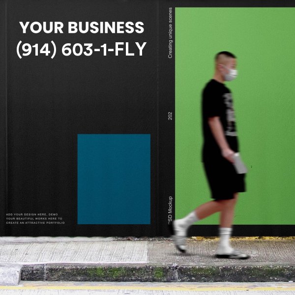 (914) 603-1-FLY for sale - Wall